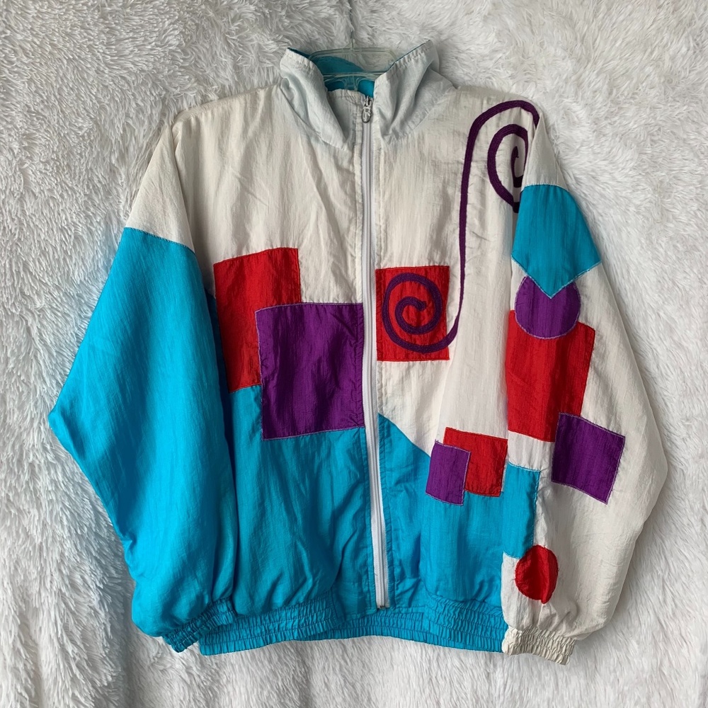 Womens Vintage Windbreaker Set